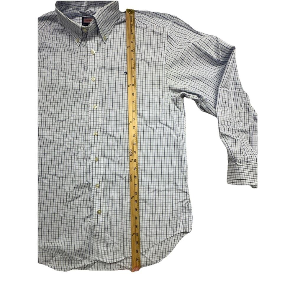 Vineyard Vines Shirt Mens Medium Blue Plaid WHALE SHIRT Long Sleeve 100% Cotton - Picture 6 of 8